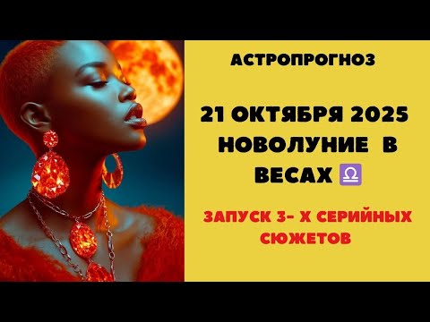 Видео: Новолуние в Весах♎  21 октября 2025- запуск 3-х серийных сюжетов