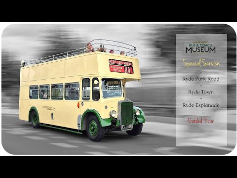 Видео: Специальный автобусный музей Bristol K5G | Экскурсия по центру города Райд (бонусное видео)