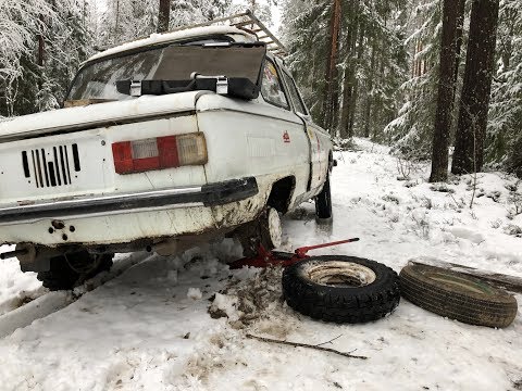 Видео: ВЫЛОМАЛИ РЫЧАГ НА ЗАЗ 968.  АДОВЫЙ СНЕГ.БЕЗДОРОЖЬЕ