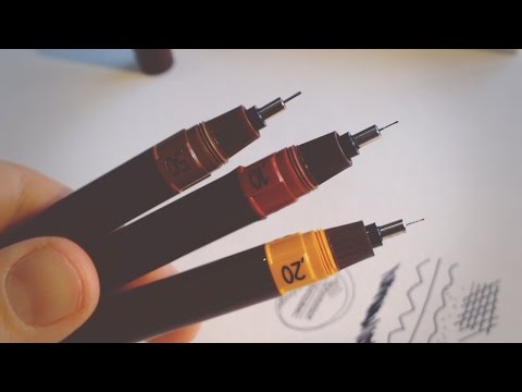 Видео: Изограф Rotring (isograph Rotring).Обзор.Клуб Рисования.