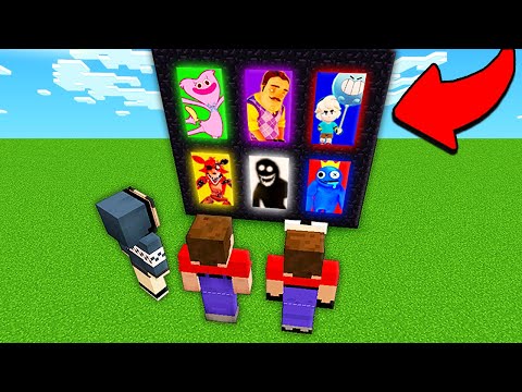 Видео: 2 НУБА И ДЕВУШКА ПРО НАШЛИ НОВЫЕ ПОРТАЛЫ К МОНСТРАМ В МАЙНКРАФТ | Нубик Пэнн Minecraft