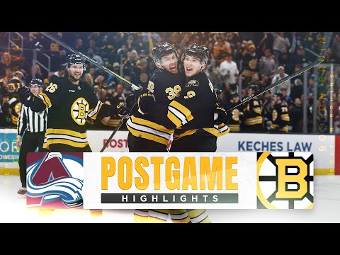 Видео: СОКРАЩЕННАЯ ИГРА: «Бостон Брюинз» против «Колорадо Эвеланш» — 25.10.2025
