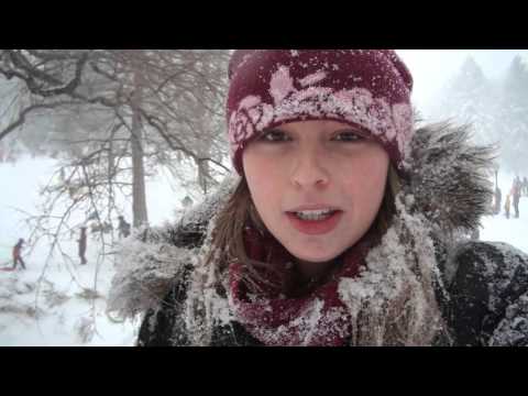 Видео: Снегопад в Нью-Йорке