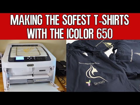 Видео: Безопасный способ печатать футболки дома без DTF-принтера! | Лучший принтер с белым тонером iColo...
