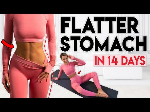 Видео: Плоский живот за 14 дней (сжигать жир на животе) | 10 минут домашней тренировки