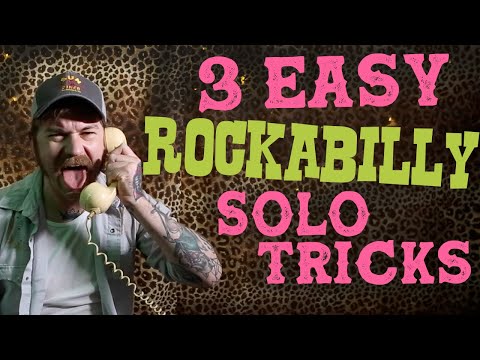 Видео: 3 простых трюка в стиле рокабилли-соло