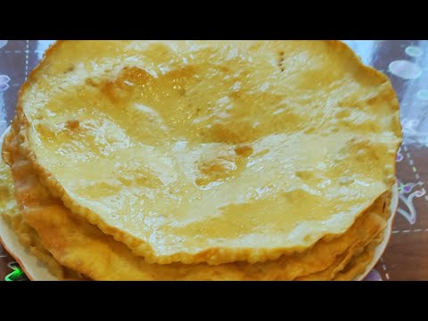 Видео: Татарские лепешки "юка".Любимые лепешки моего мужа.