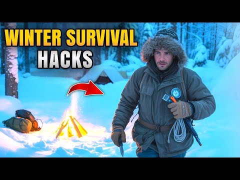 Видео: 10 лайфхаков для выживания зимой, которые спасут вам жизнь