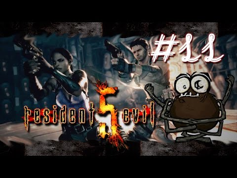 Видео: Resident Evil 5 co-op Продолжение - Огромный паук... #11