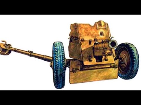Видео: 76-мм пушка образца 1943 г.  ОБ-25
