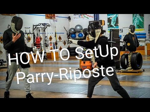 Видео: Эффективный способ подготовить парирующий ответный удар | Урок фехтования на шпаге