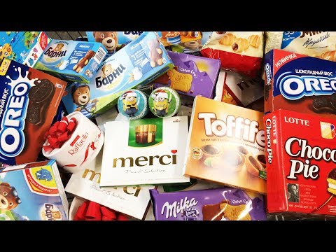 Видео: ASMR A LOT OF CANDY with Raffaello & Barni / АСМР ЗАКУПКА