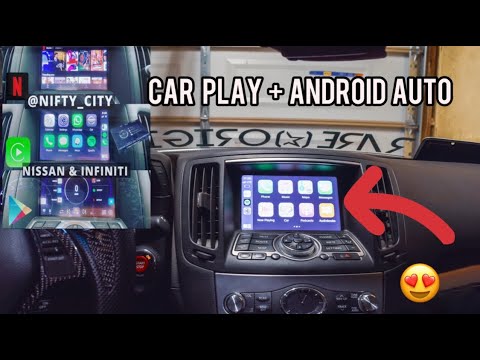 Видео: Apple CarPlay и Android Auto для G37/370Z с навигацией!