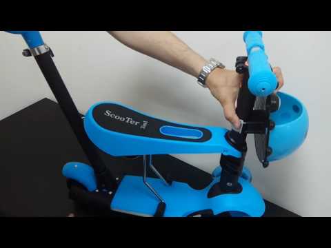 Видео: Как собрать самокат 5 в 1 Божья Коровка. sky scooter 5 in 1