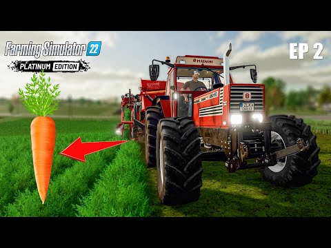 Видео: Сбор урожая Zielonka Farming Simulator 22 EP 2