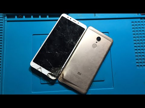 Видео: Восстановление разрушенного Redmi 5 plus - восстановите сильно поврежденные старые телефоны