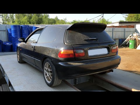 Видео: Honda Civic EG - Свап 282 тормозов, весы, LOOP