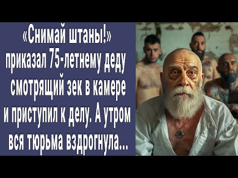 Видео: Снимай штаны! приказал 75-летнему деду смотрящий в камере и начал. А утром вся тюрьма вздрогнула...