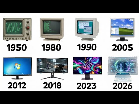 Видео: Вся эволюция мониторов за 480 секунд | СПИДРАН ПО ЭВОЛЮЦИИ МОНИТОРОВ