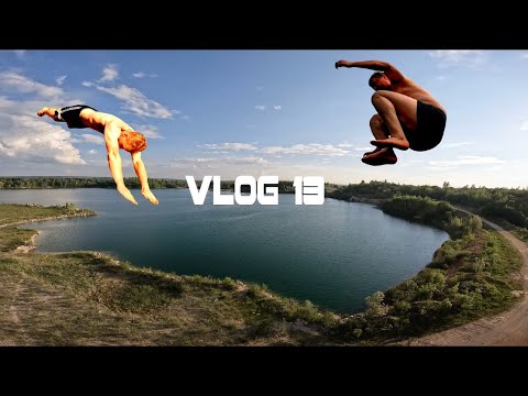 Видео: Каменищенский карьер/Залезли на стрелу экскаватора