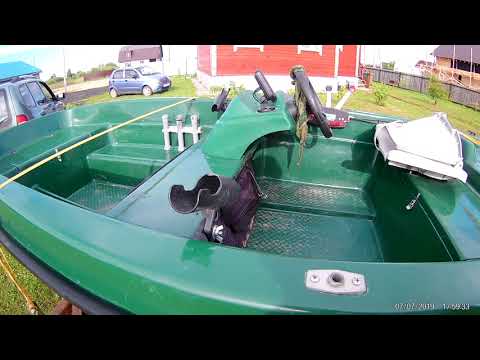 Видео: Обзор лодки Кайман 36 С, с консолью и некоторыми доработками под себя