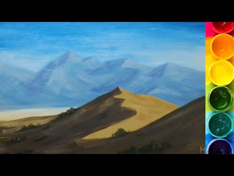 Видео: Рисуем пустыню гуашью