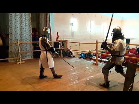 Видео: Полуторный меч-3 раунда-3 мин. А.Галкин(Саратов)-А.Макаров(Кирсанов)