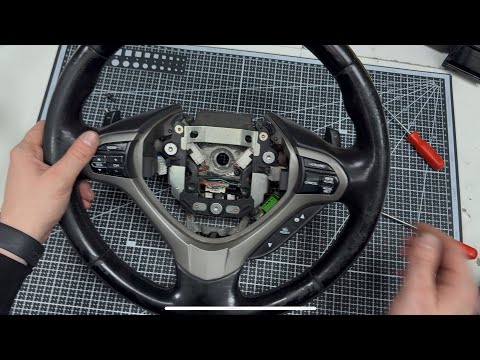 Видео: Honda Accord 8 🚗 Полный разбор руля: снятие кнопок, пластика и накладок