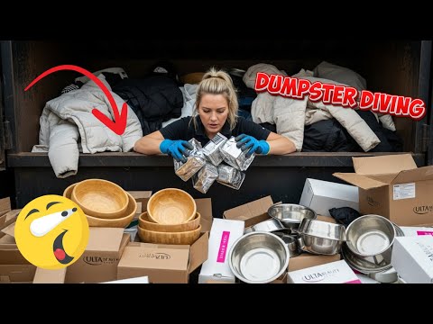 Видео: Не могу поверить! Копание в мусорных баках розничных магазинов