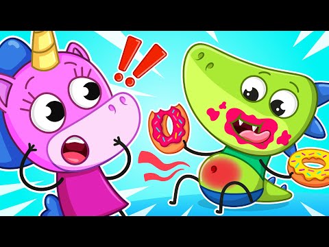 Видео: Не Ешь Много Сладостей и Конфет! | Мир Вкусняшек🌈🍬| Крошка Мими🦄