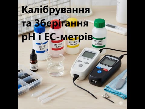 Видео: Калібрування та Зберігання pH і EC-метрів