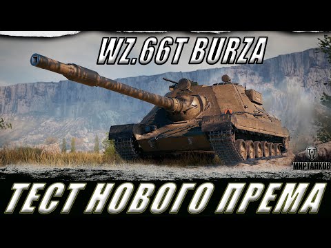 Видео: #shorts WZ.66T BURZA ll ТЕСТ НОВОЙ ПРЕМИУМ ПТ ll МИР ТАНКОВ