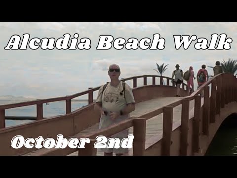 Видео: Осенняя прогулка по пляжу Алькудия — здесь гораздо оживленнее, чем летом!