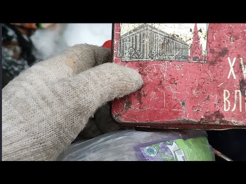 Видео: Обогащаюсь на мусорках Москвы. Особенности зимней  помойной охоты.
