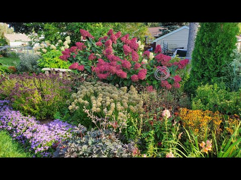 Видео: Жара в середине сентября в Миннесоте, Садовый тур