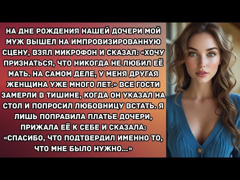 Видео: На дне рождения нашей дочери мой муж вышел на импровизированную сцену, взял микрофон и сказал...
