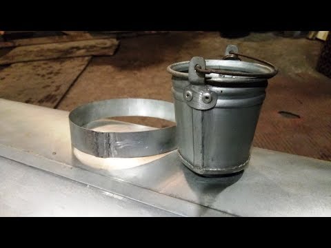 Видео: Соединение листового металла в замок / Join the sheet metal in the lock