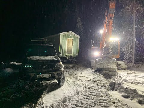 Видео: Лесовозные дороги.Карелия.Зима.