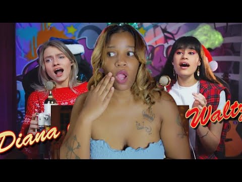 Видео: Diana Ankudinova ( Диана Анкудинова ) & Sasha Кapustina - Once upon a December - REACTION!