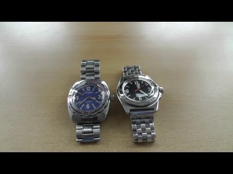 Видео: Обзор разных часовых браслетов из нержавейки (22мм) #1