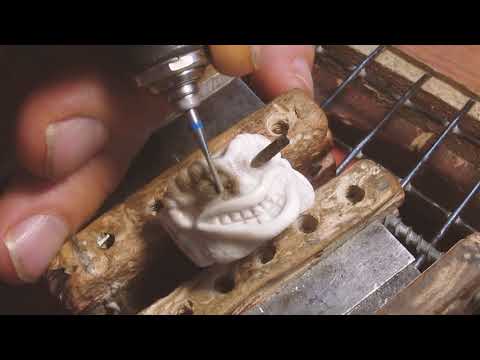 Видео: Кольцо из оленьего рога в японском стиле .