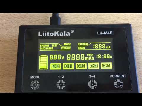 Видео: Обзор зарядника Liitokala Lii-M4S
