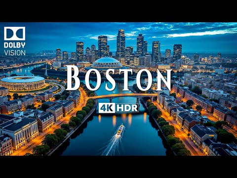 Видео: ПОЛЕТ НАД БОСТОНОМ 4K ULTRA HD [60FPS] • Путешествие сквозь историю и современную элегантность
