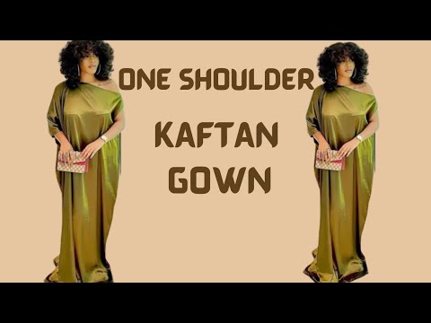 Видео: Как сшить кафтан на одно плечо | Самый простой кафтан