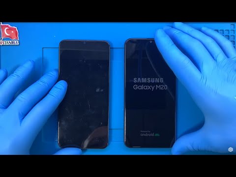 Видео: Замена экрана Samsung Galaxy M20