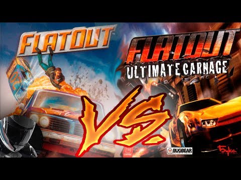Видео: FlatOut VS Flatout Ultimate Carnage - Кто побеждает?