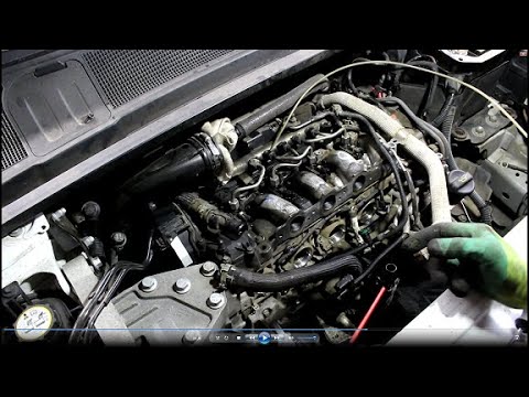 Видео: Замена свечей накала и профилактика форсунок на Range Rover Evoque 2,2 Ленд Ровер Эвок 2012  1часть