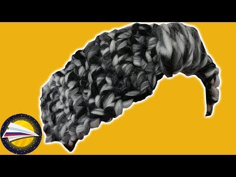 Видео: Повязка на голову крючком за 1 час | Сравнение техник вязания
