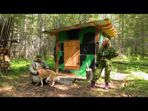 Видео: С НОЧЁВКОЙ В ХИЖИНУ | ГРИБНАЯ ПОХЛЕБКА В ТАЕЖНОЙ ИЗБЕ | ЛЕС