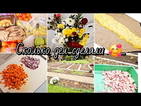 Видео: Случайно закупились 😅/Чеснок спрятан😁/Домашний хлеб 😋.